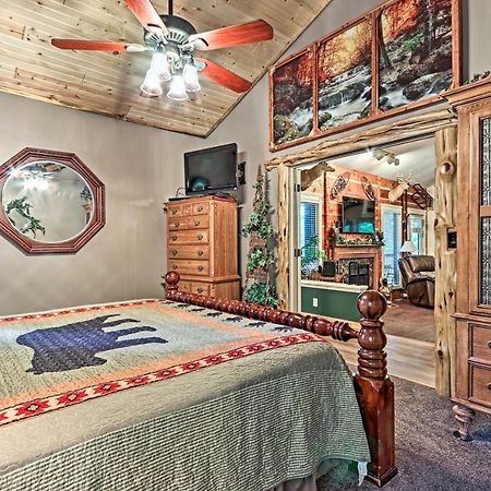 Eclectic Cabin With Hot Tub 1 Mi To Ober Gatlinburg Villa Exterior foto