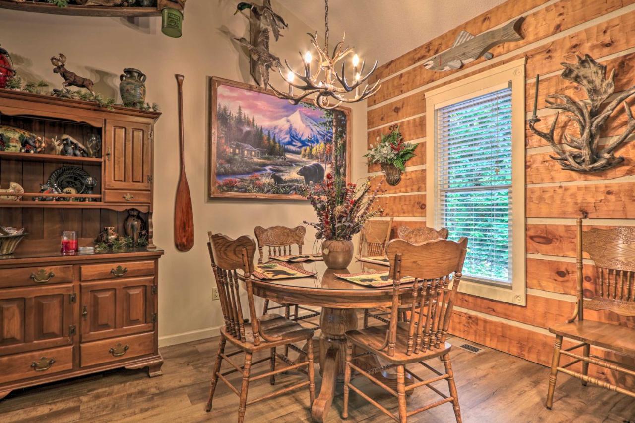 Eclectic Cabin With Hot Tub 1 Mi To Ober Gatlinburg Exterior foto
