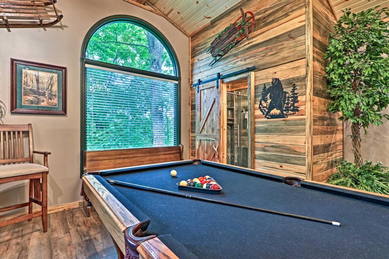 Eclectic Cabin With Hot Tub 1 Mi To Ober Gatlinburg Exterior foto
