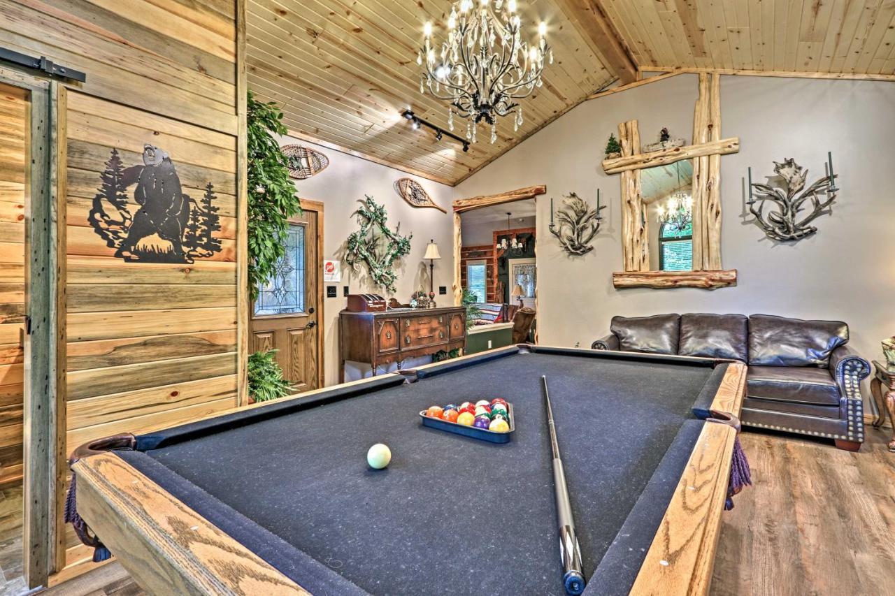 Eclectic Cabin With Hot Tub 1 Mi To Ober Gatlinburg Exterior foto
