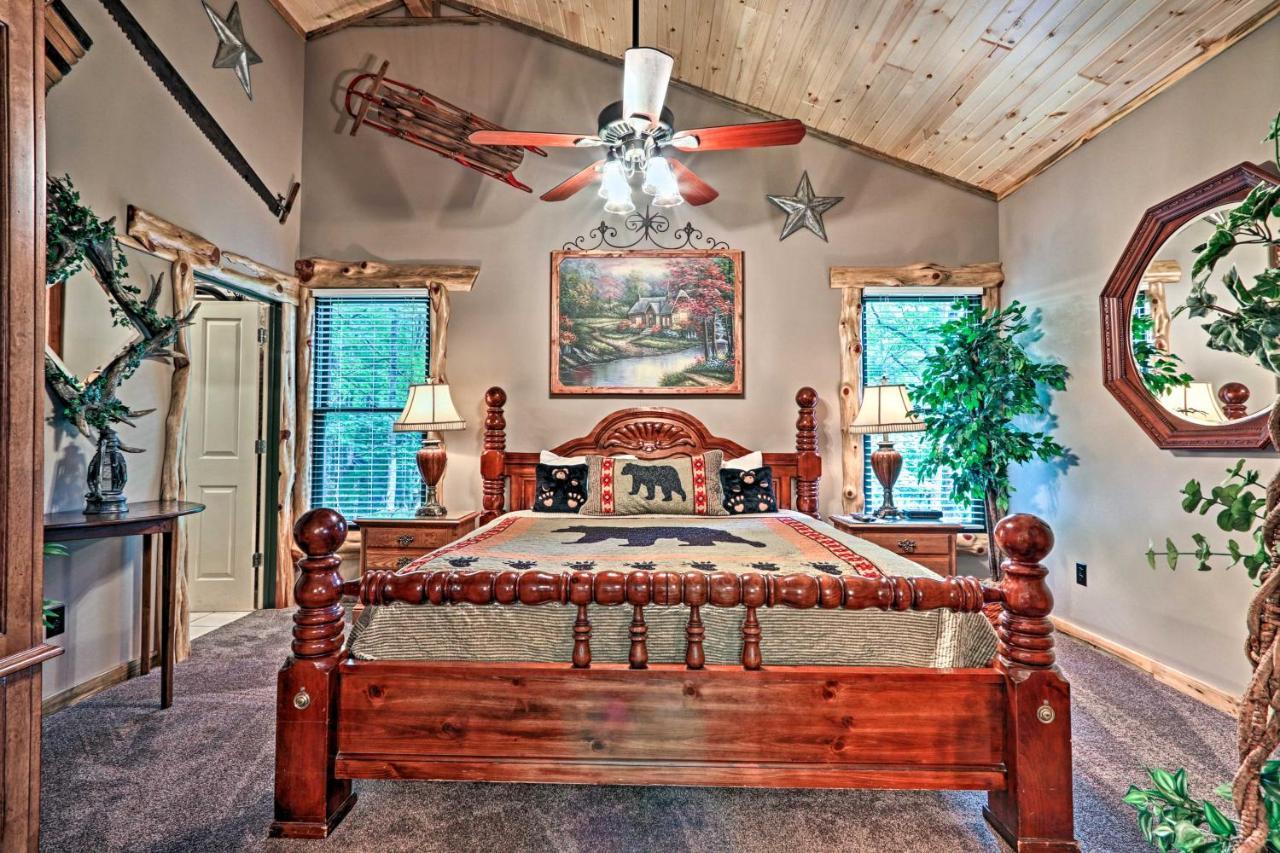Eclectic Cabin With Hot Tub 1 Mi To Ober Gatlinburg Exterior foto