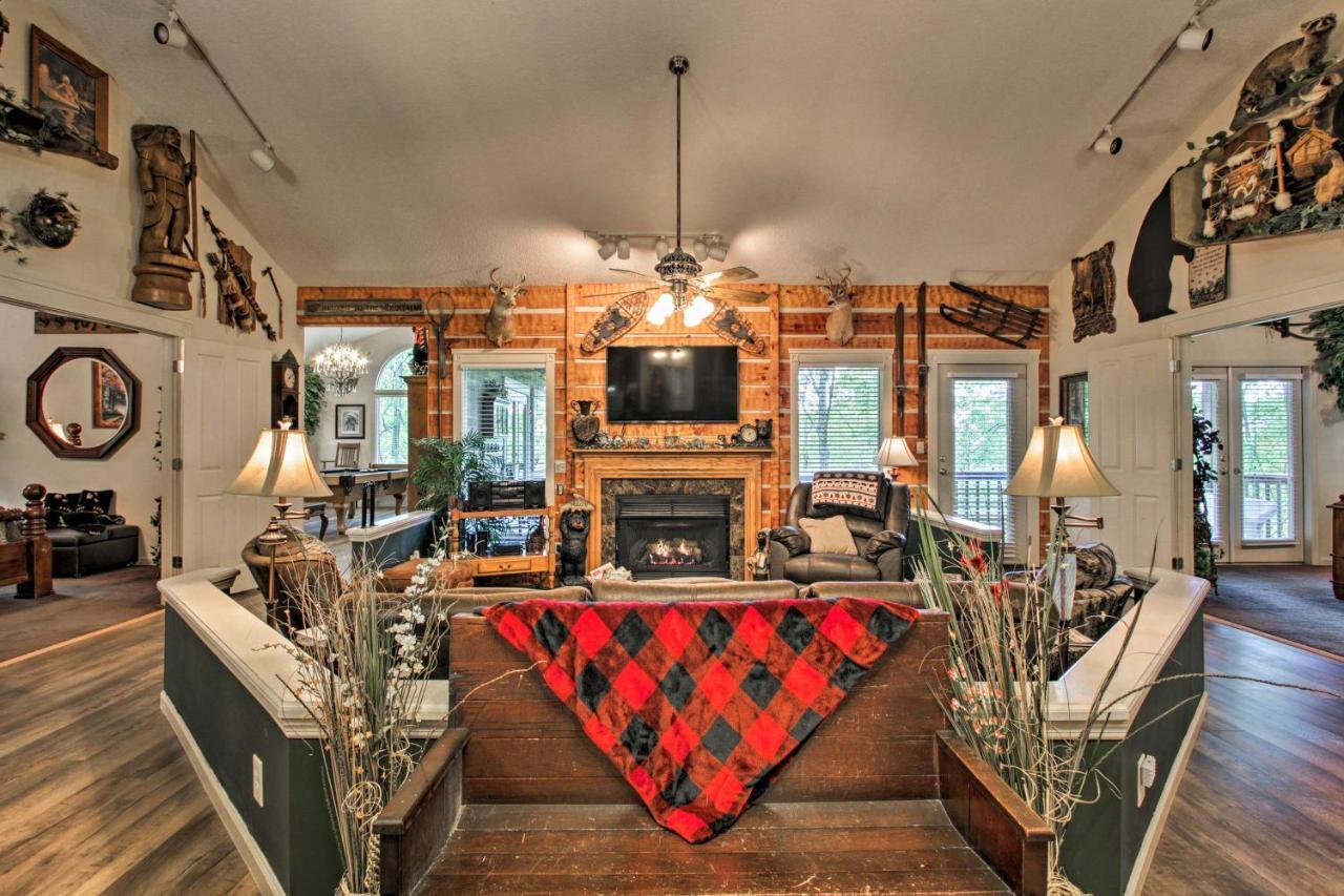 Eclectic Cabin With Hot Tub 1 Mi To Ober Gatlinburg Villa Exterior foto