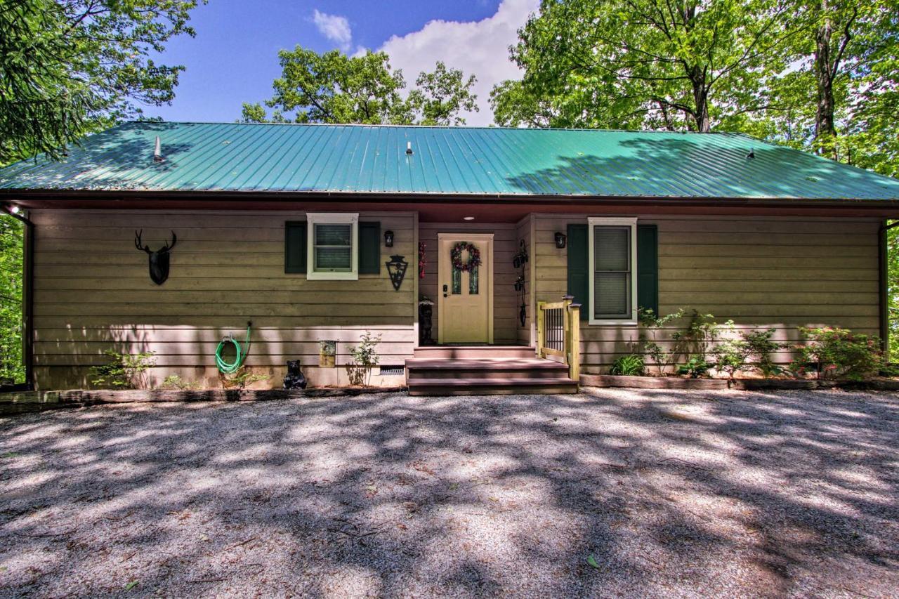 Eclectic Cabin With Hot Tub 1 Mi To Ober Gatlinburg Villa Exterior foto