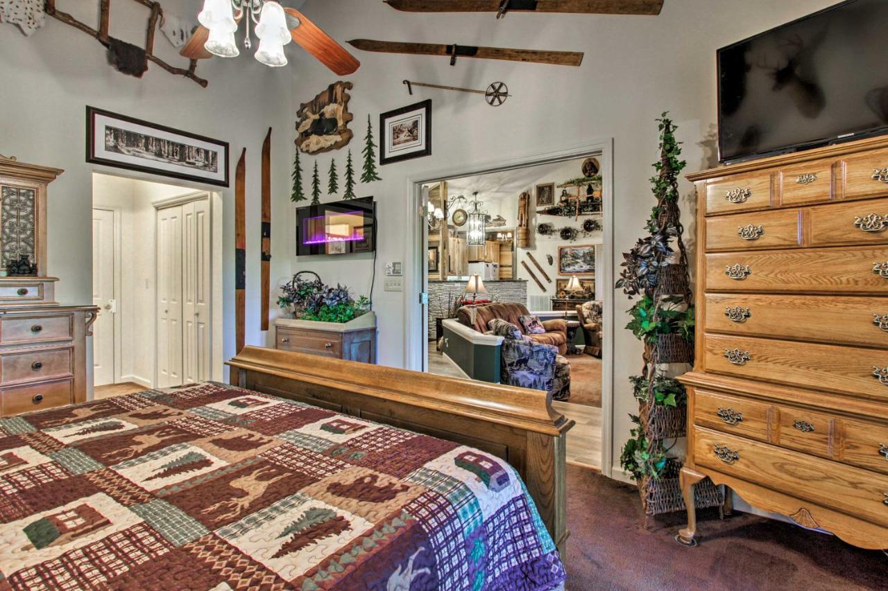 Eclectic Cabin With Hot Tub 1 Mi To Ober Gatlinburg Exterior foto