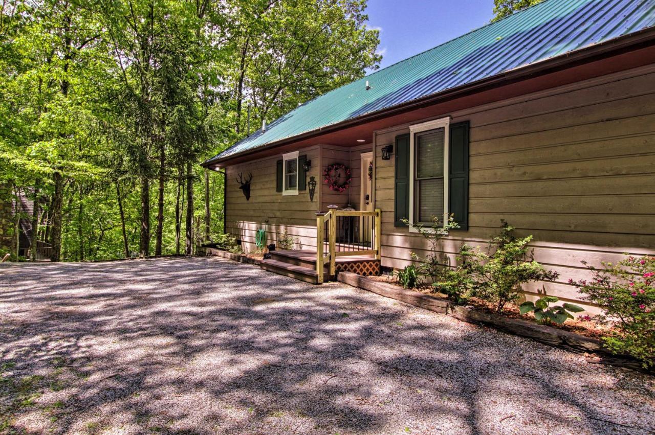 Eclectic Cabin With Hot Tub 1 Mi To Ober Gatlinburg Villa Exterior foto